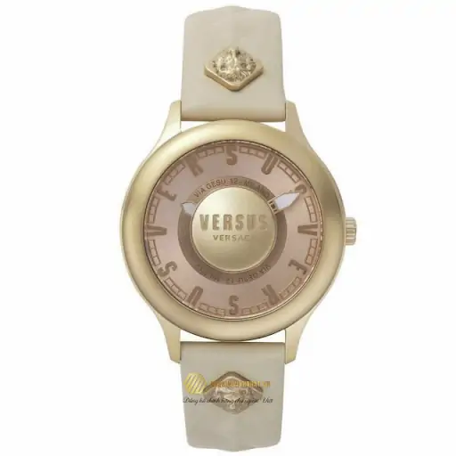 Đồng hồ Versus by Versace Case Rose Gold dây da